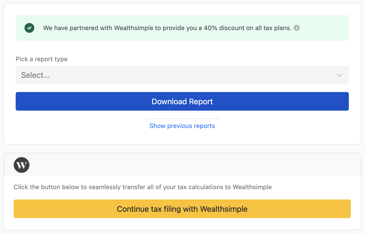 Wealthsimple Crypto Taxes 3
