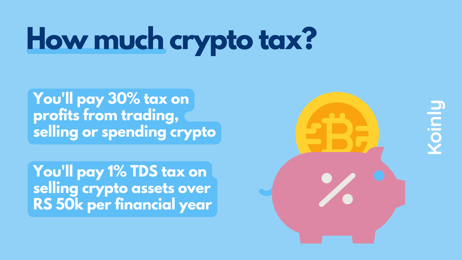 How much crypto tax will you pay in India