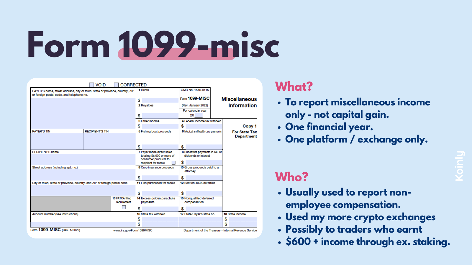 Form 1099-MISC Example