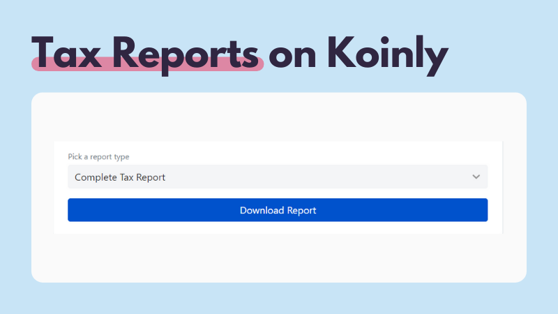 Koinly Dutch Crypto Tax Report