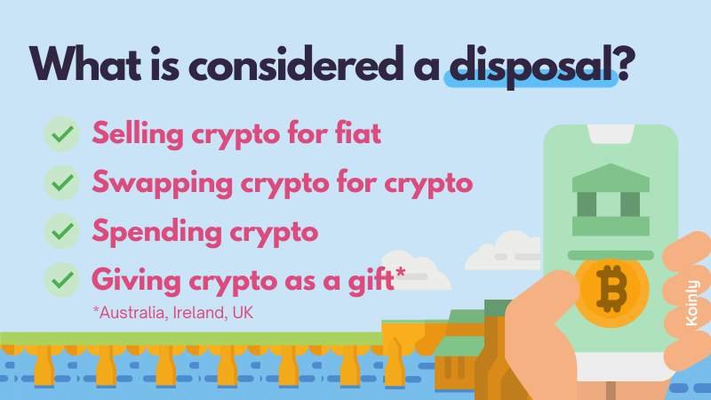 Koinly crypto tax calculator - what is a disposal