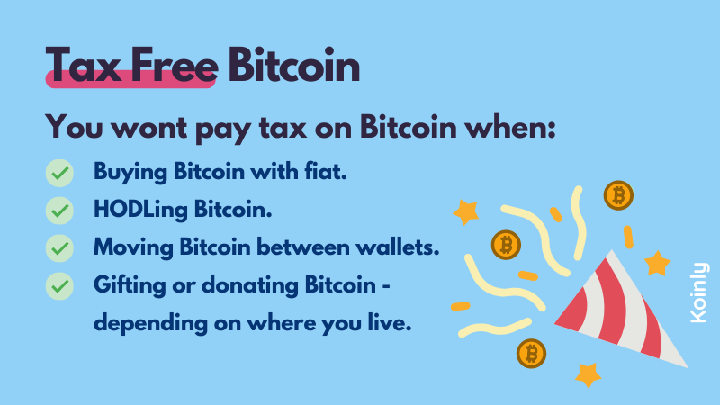 Bitcoin tax free
