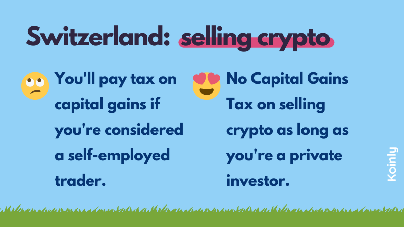 Switzerland selling crypto tax