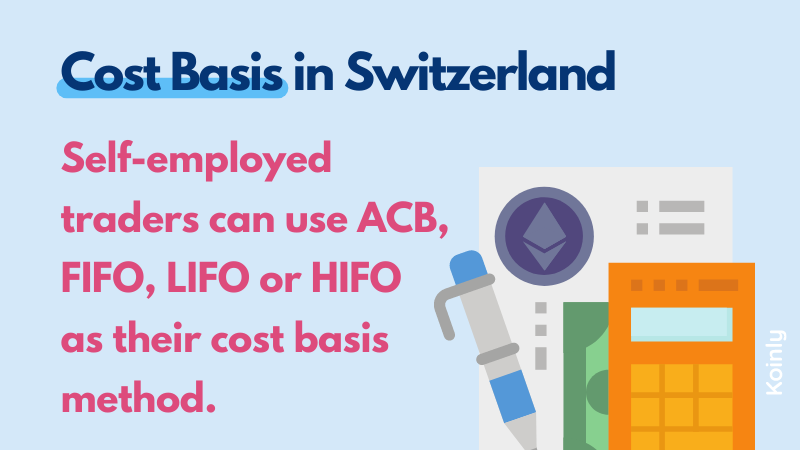 Cost basis methods Switzerland