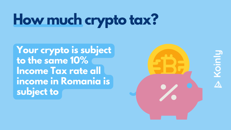 How much crypto tax Romania