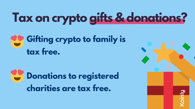 Gifting and donating crypto Denmark