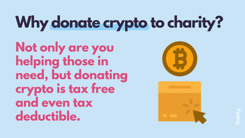 Why donate crypto to charity?