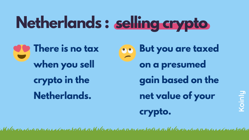 Selling crypto tax in the Netherlands