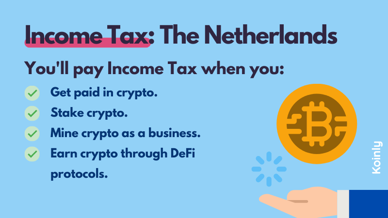 Income Tax on crypto in the Netherlands