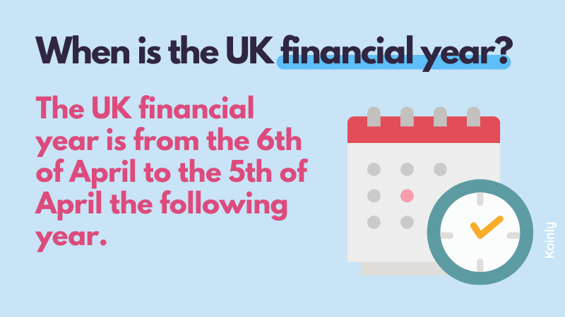 Koinly crypto tax - UK financial year